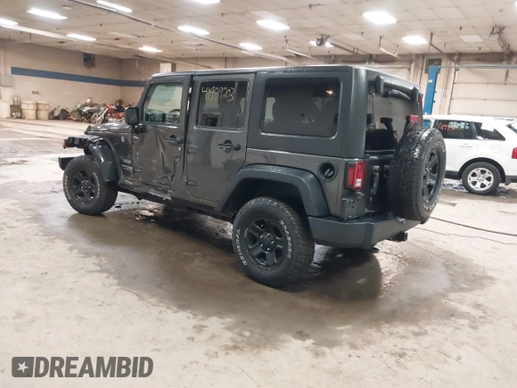 2018 Jeep Wrangler JK Unlimited Sport S with VIN 1C4BJWDGXJL889020, listed as a IAAI auction lot 41989203 with 60,170 mi miles. Bid and sale history available at carsss.com. Image 3.