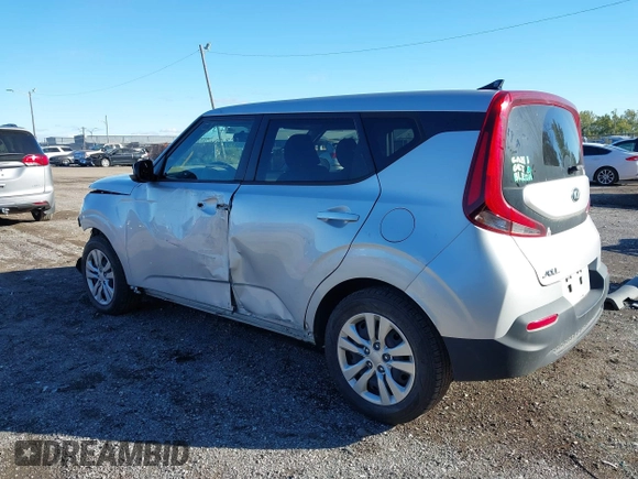 2020 Kia Soul LX with VIN KNDJ23AU3L7728442, listed as a IAAI auction lot 40602922 with 65,034 mi miles. Bid and sale history available at carsss.com. Image 3.