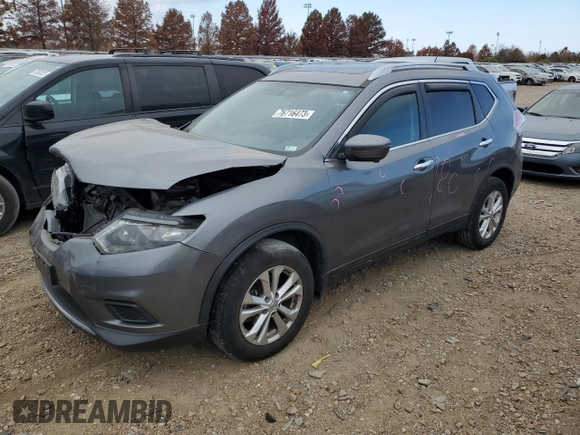 2016 Nissan Rogue SL with VIN 5N1AT2MV8GC890541, listed as a Copart auction lot 76716473 with 113,133 mi miles and Salvage Title. Bid and sale history available at DreamBid. Image 1.