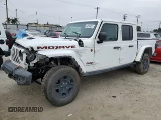 2022 Jeep Gladiator Mojave with VIN 1C6JJTEG7NL172208, listed as a Copart auction lot 63285025 with 51,304 mi miles and Salvage title. Bid and sale history available at DreamBid. Image 1.