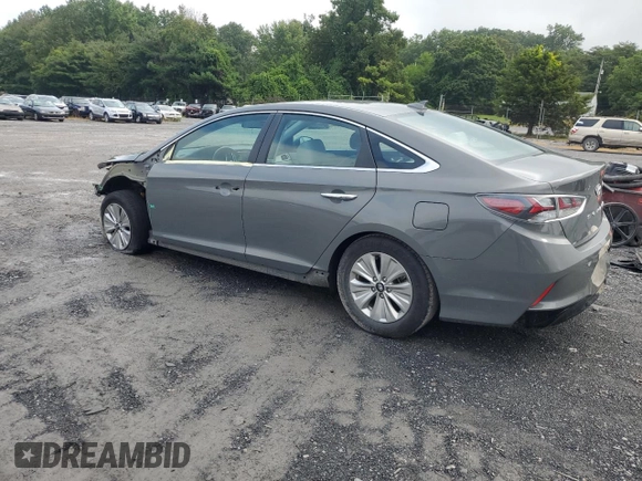 2019 Hyundai Sonata Hybrid SE with VIN KMHE24L33KA093893, listed as a Copart auction lot 65571803 with 47,156 mi miles. Bid and sale history available at carsss.com. Image 2.