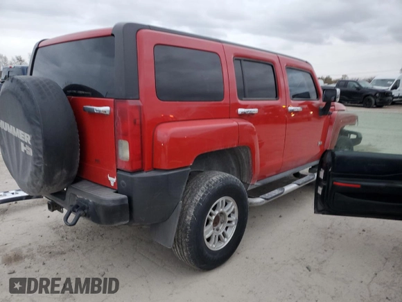 2006 Hummer H3 with VIN 5GTDN136368326659, listed as a Copart auction lot 80970214 with 197,305 mi miles and Salvage Title. Bid and sale history available at DreamBid. Image 3.
