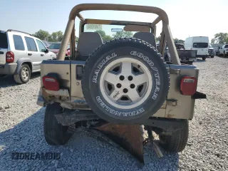 1988 Jeep Wrangler Sahara with VIN 2BCCV8121JB525518, listed as a Copart auction lot 71491994 with 252,317 mi miles and Salvage Title. Bid and sale history available at carsss.com. Image 6.