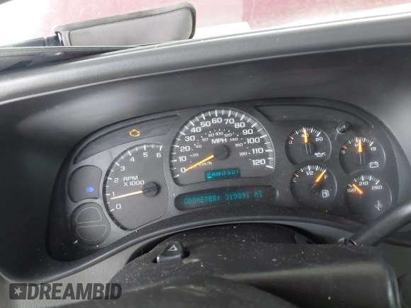 2005 Chevrolet Tahoe LS with VIN 1GNEC13V35R103563, listed as a IAAI auction lot 42645990 with 319,891 mi miles and . Bid and sale history available at DreamBid. Image 7.