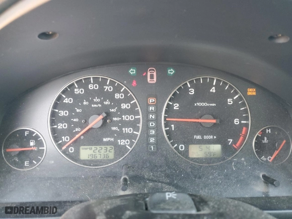 2004 Subaru Legacy Wagon (Natl) Outback with VIN 4S3BH675847644462, listed as a Copart auction lot 84623934 with 196,736 mi miles and Salvage Title. Bid and sale history available at carsss.com. Image 9.