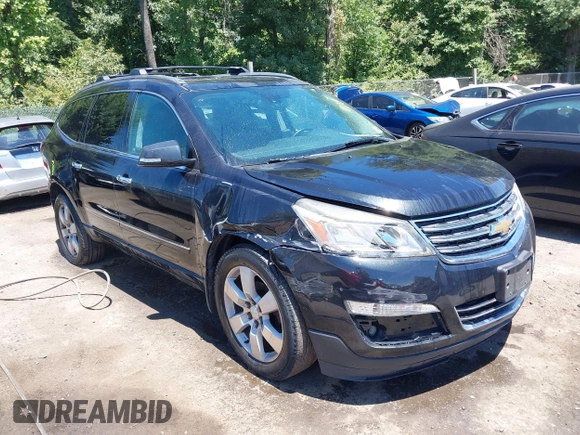 2015 Chevrolet Traverse LTZ with VIN 1GNKVJKDXFJ279029, listed as a IAAI auction lot 39694033 with 151,241 mi miles and . Bid and sale history available at DreamBid. Image 1.