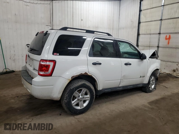 2012 Ford Escape Hybrid z VIN 1FMCU5K37CKB20209, wystawiony jako Copart lot #47182745 z przebiegiem Nie podano mil oraz Szkoda całkowita • Salvage title. Historia ofert i sprzedaży dostępna na DreamBid. Obrazek 3.