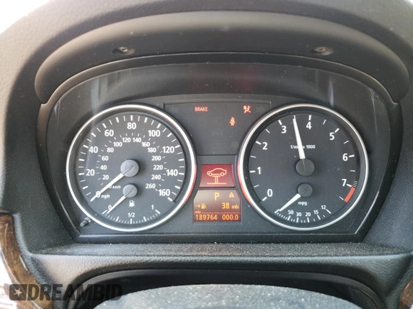 2006 BMW 3 Series 325i with VIN WBAVB13516KX49624, listed as a Copart auction lot 63456804 with 189,764 mi miles and Salvage Title. Bid and sale history available at DreamBid. Image 9.