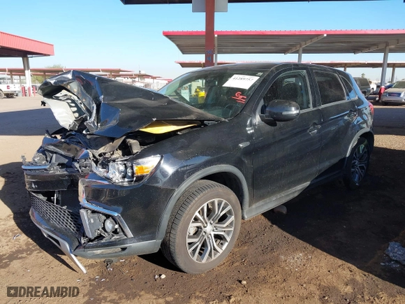 2019 Mitsubishi Outlander Sport ES 2.0 with VIN JA4AR3AU9KU020878, listed as a IAAI auction lot 41289757 with 81,731 mi miles. Bid and sale history available at carsss.com. Image 17.