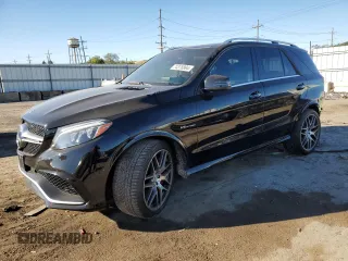 2017 Mercedes-Benz GLE 63 S AMG with VIN 4JGDA7FB8HA849536, listed as a Copart auction lot 74378894 with 50,291 mi miles and Salvage title. Bid and sale history available at DreamBid. Image 1.