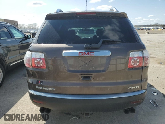 2008 GMC Acadia SLT1 with VIN 1GKEV23738J186039, listed as a Copart auction lot 50992395 with 208,118 mi miles and Salvage Title. Bid and sale history available at DreamBid. Image 6.