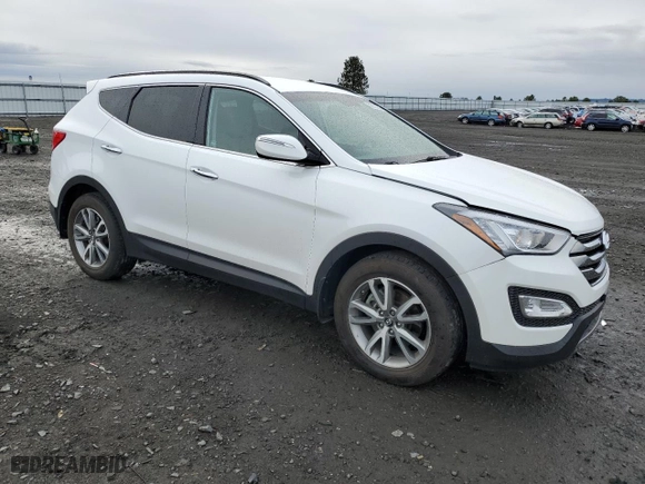 2014 Hyundai Santa Fe Sport Premium with VIN 5XYZUDLA1EG128224, listed as a Copart auction lot 50955055 with 45,416 mi miles and Salvage Title. Bid and sale history available at carsss.com. Image 4.