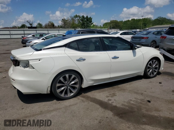 2023 Nissan Maxima Platinum with VIN 1N4AA6FV7PC502087, listed as a Copart auction lot 55296145 with 45,000 mi miles and Salvage title. Bid and sale history available at DreamBid. Image 3.