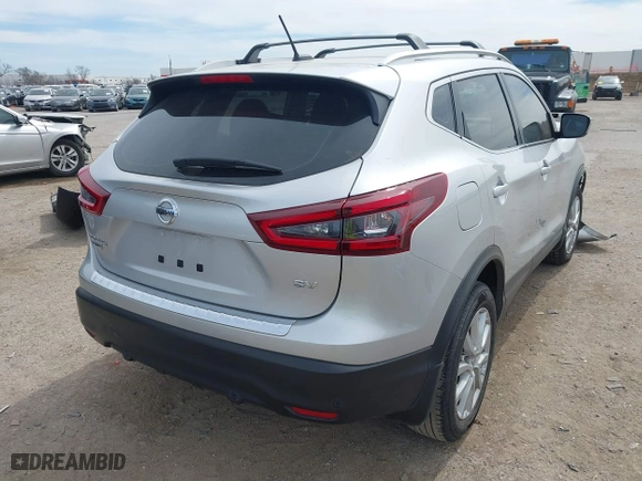 2020 Nissan Rogue Sport SV with VIN JN1BJ1CV6LW548611, listed as a IAAI auction lot 41793792 with 39,562 mi miles. Bid and sale history available at carsss.com. Image 4.