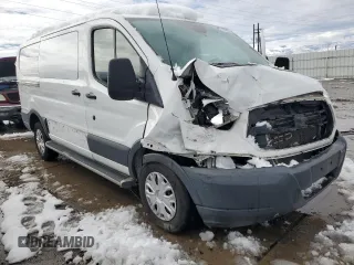 2018 Ford Transit with VIN 1FTYR1YMXJKA92567, listed as a Copart auction lot 76493664 with 83,397 mi miles and Salvage title. Bid and sale history available at DreamBid. Image 4.