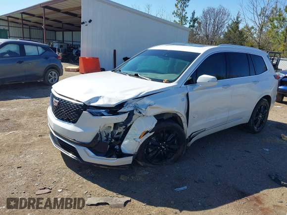 2022 Cadillac XT6 Premium Luxury with VIN 1GYKPCRS2NZ177625, listed as a IAAI auction lot 41646155 with 94,694 mi miles and . Bid and sale history available at DreamBid. Image 17.