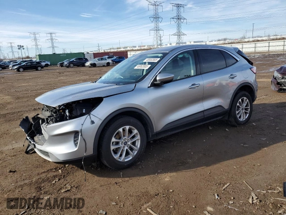 2021 Ford Escape SE with VIN 1FMCU9G61MUA46110, listed as a Copart auction lot 46952005 with 55,979 mi miles and Salvage title. Bid and sale history available at DreamBid. Image 1.