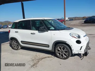 2014 FIAT 500L Trekking with VIN ZFBCFADH1EZ007322, listed as a IAAI auction lot 37905583 with 107,714 mi miles and . Bid and sale history available at DreamBid. Image 13.