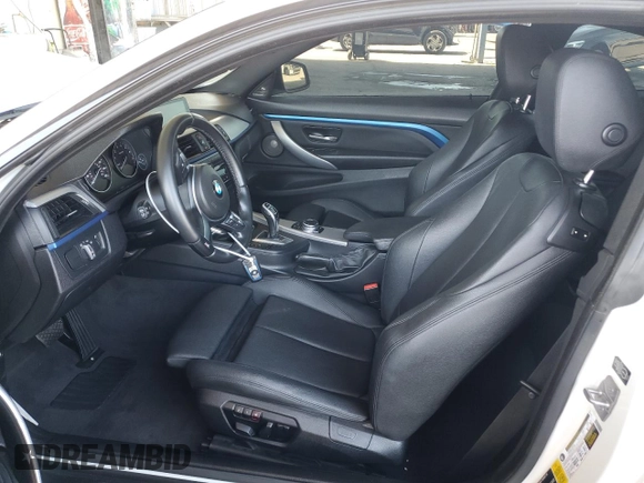 2014 BMW 4 Series 428i with VIN WBA3N3C57EF711803, listed as a Copart auction lot 57856695 with 68,905 mi miles and Salvage title. Bid and sale history available at DreamBid. Image 7.