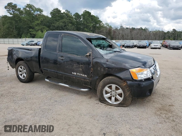 2008 Nissan Titan SE with VIN 1N6BA06A48N312808, listed as a Copart auction lot 72218694 with 358,137 mi miles and Salvage Title. Bid and sale history available at carsss.com. Image 4.