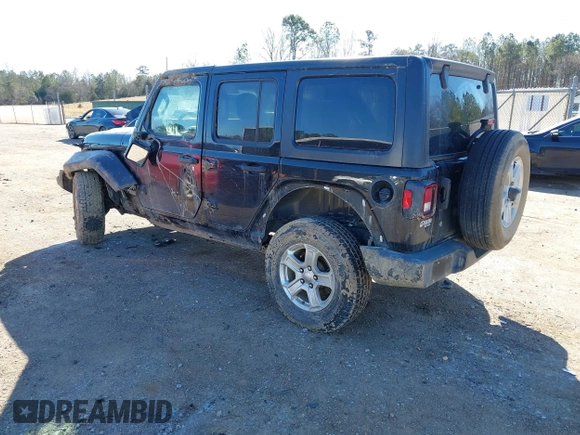 2020 Jeep Wrangler Unlimited Sport Altitude z VIN 1C4HJXDG0LW171400, wystawiony jako IAAI lot #41373446 z przebiegiem 82 113 mil mil oraz . Historia ofert i sprzedaży dostępna na DreamBid. Obrazek 3.