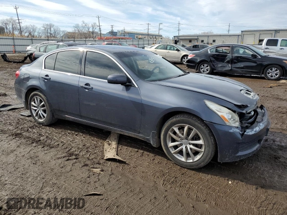 2008 Infiniti G35 Sedan x with VIN JNKBV61F68M262091, listed as a Copart auction lot 46885625 with 127,371 mi miles and Salvage Title. Bid and sale history available at carsss.com. Image 4.