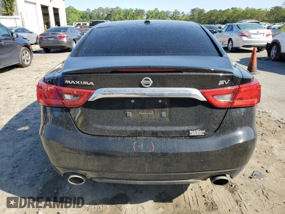 2017 Nissan Maxima SV with VIN 1N4AA6AP4HC383960, listed as a Copart auction lot 52766005 with 155,087 mi miles and Salvage Title. Bid and sale history available at carsss.com. Image 6.