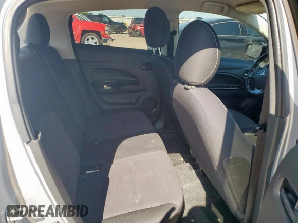 2018 Mitsubishi Mirage SE with VIN ML32A4HJ4JH014404, listed as a Copart auction lot 61178115 with 24,995 mi miles and Salvage title. Bid and sale history available at DreamBid. Image 10.
