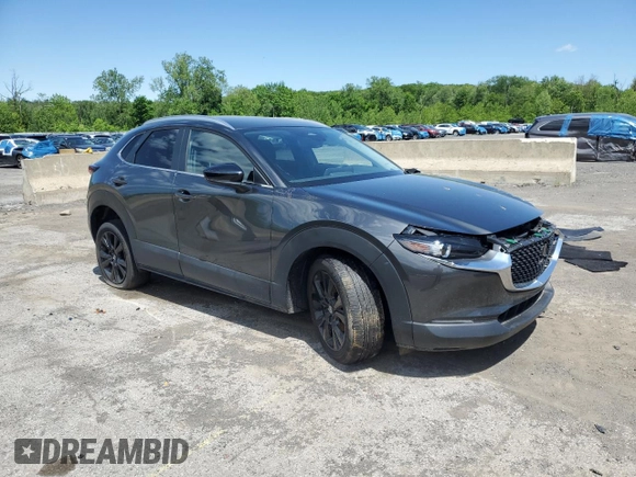 2024 Mazda CX-30 S Select Sport with VIN 3MVDMBBM3RM643744, listed as a Copart auction lot 57143865 with Not provided miles and Salvage title. Bid and sale history available at DreamBid. Image 4.