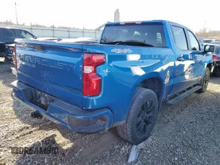 2022 Chevrolet Silverado 1500 Custom with VIN 3GCPDBEK0NG526415, listed as a Copart auction lot 84679614 with 55,104 mi miles and Salvage Title. Bid and sale history available at carsss.com. Image 3.