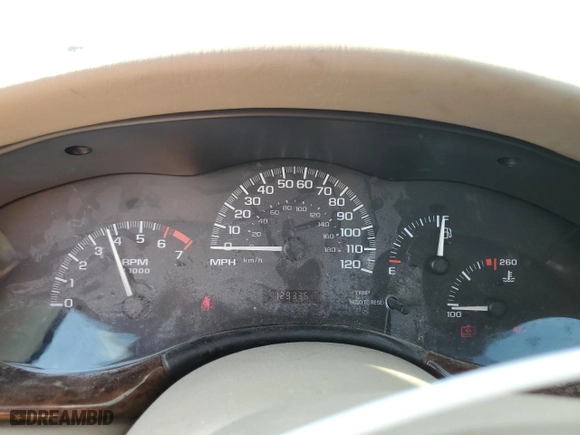 2001 Chevrolet Malibu LS with VIN 1G1NE52J016153947, listed as a Copart auction lot 73813784 with 129,336 mi miles and Salvage Title. Bid and sale history available at carsss.com. Image 9.