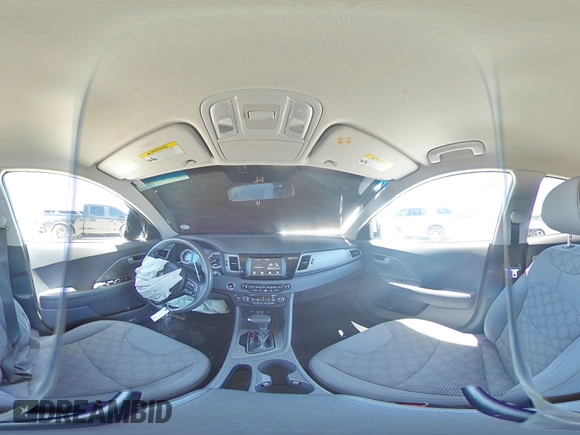 2017 Kia Niro LX with VIN KNDCB3LC8H5091046, listed as a Copart auction lot 63559304 with 79,530 mi miles and Salvage Title. Bid and sale history available at DreamBid. Image 13.