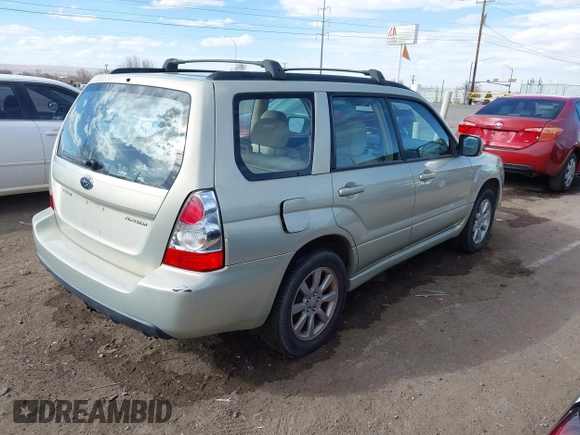 2007 Subaru Forester X w/Premium Pkg with VIN JF1SG65667H718707, listed as a IAAI auction lot 41555215 with 170,764 mi miles. Bid and sale history available at carsss.com. Image 4.