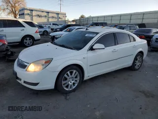 2008 Saturn Aura XE with VIN 1G8ZS57N28F211672, listed as a Copart auction lot 46367805 with 177,887 mi miles and Salvage Title. Bid and sale history available at carsss.com. Image 1.