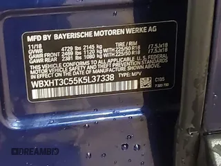 2019 BMW X1 xDrive28i with VIN WBXHT3C55K5L37338, listed as a IAAI auction lot 41934461 with 87,913 mi miles. Bid and sale history available at carsss.com. Image 9.
