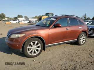 2007 Infiniti FX with VIN JNRAS08W87X204599, listed as a Copart auction lot 75188414 with 173,800 mi miles and Salvage Title. Bid and sale history available at DreamBid. Image 1.