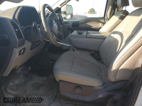 2022 Ford Super Duty F-250 SRW XL with VIN 1FT7W2B66NEE67511, listed as a Copart auction lot 76592314 with 15,847 mi miles and Salvage Title. Bid and sale history available at carsss.com. Image 7.