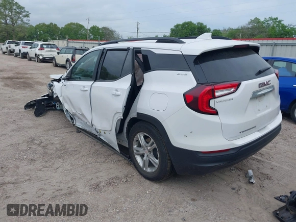 2022 GMC Terrain SLE with VIN 3GKALMEV2NL165876, listed as a IAAI auction lot 41893833 with Not provided miles and . Bid and sale history available at DreamBid. Image 3.
