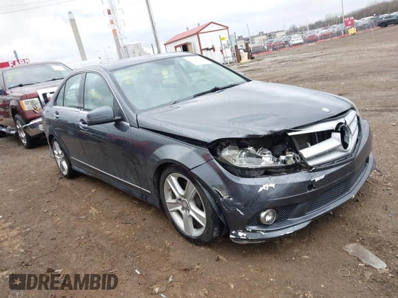 2010 Mercedes-Benz C-Class C 300 Sport with VIN WDDGF8BB6AF521187, listed as a IAAI auction lot 41820504 with 119,494 mi miles. Bid and sale history available at carsss.com. Image 1.