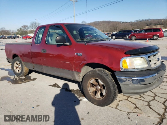 2003 Ford F-150 XL with VIN 1FTRX17223NB68133, listed as a Copart auction lot 46323725 with 0 mi miles and Salvage Title. Bid and sale history available at carsss.com. Image 4.