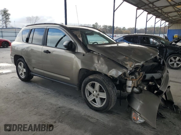 2007 Jeep Compass Sport with VIN 1J8FT47W47D368891, listed as a Copart auction lot 85054114 with 251,737 mi miles and Salvage Title. Bid and sale history available at carsss.com. Image 4.