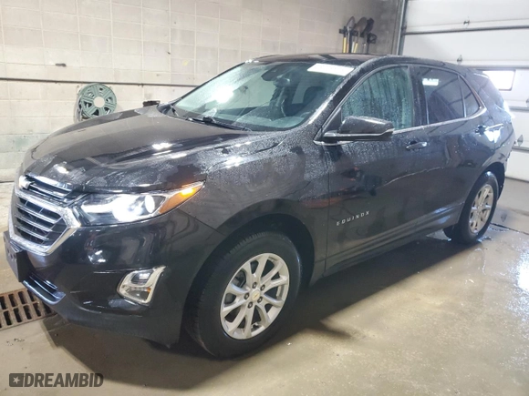 2019 Chevrolet Equinox LT with VIN 2GNAXTEV3K6300428, listed as a Copart auction lot 48228505 with 81,534 mi miles and Salvage Title. Bid and sale history available at carsss.com. Image 1.