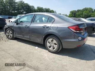 2013 Honda Civic LX z VIN 2HGFB2F58DH600464, wystawiony jako Copart lot #59534175 z przebiegiem 88 107 mil mil oraz Szkoda całkowita • Salvage title. Historia ofert i sprzedaży dostępna na DreamBid. Obrazek 2.