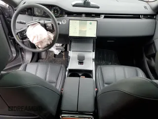 2025 Land Rover Range Rover Evoque Dynamic SE with VIN SALZL2FX9SH265589, listed as a Copart auction lot 46866035 with 7,254 mi miles and Salvage Title. Bid and sale history available at carsss.com. Image 8.