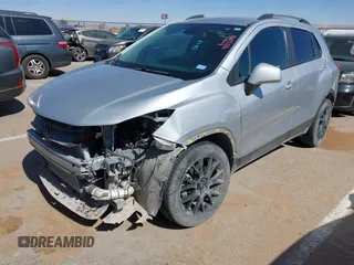 2022 Chevrolet Trax LT with VIN KL7CJPSM0NB561407, listed as a IAAI auction lot 41542090 with 22,992 mi miles. Bid and sale history available at carsss.com. Image 17.