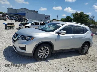 2019 Nissan Rogue SV with VIN KNMAT2MT6KP510004, listed as a Copart auction lot 61646745 with 54,095 mi miles and Non repairable. Bid and sale history available at DreamBid. Image 1.
