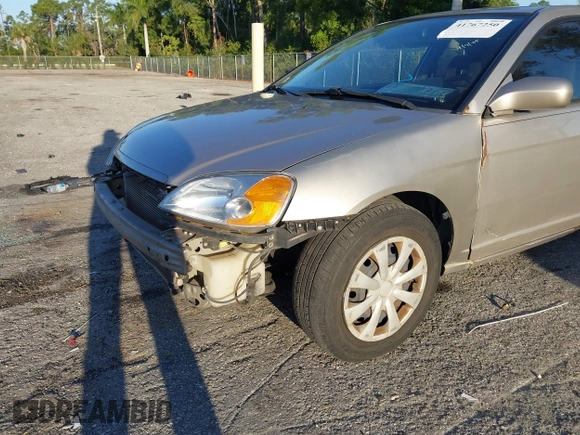 2002 Honda Civic EX with VIN 1HGEM22912L081546, listed as a IAAI auction lot 41767250 with 180,736 mi miles. Bid and sale history available at carsss.com. Image 6.