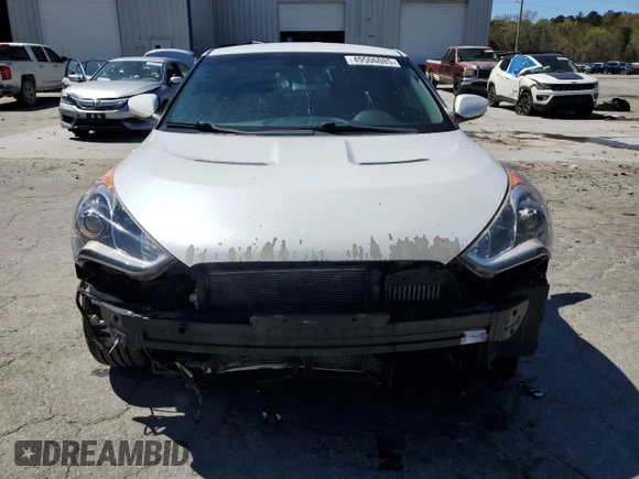 2015 Hyundai Veloster Turbo with VIN KMHTC6AE6FU238983, listed as a Copart auction lot 49506085 with 122,909 mi miles and Salvage title. Bid and sale history available at DreamBid. Image 5.
