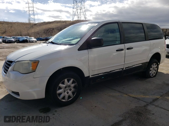 2008 Chrysler Town & Country LX with VIN 2A8HR44H78R708501, listed as a Copart auction lot 47784485 with 215,454 mi miles and Clean Title. Bid and sale history available at carsss.com. Image 1.