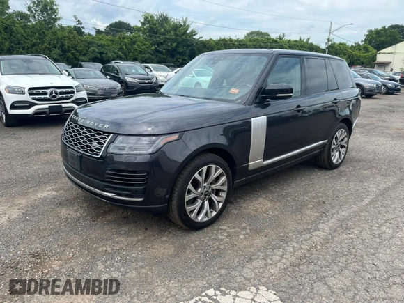 2021 Land Rover Range Rover P525 Westminster with VIN SALGS2SE7MA423597, listed as a Copart auction lot 63653605 with 86,382 mi miles and Clean title. Bid and sale history available at DreamBid. Image 1.